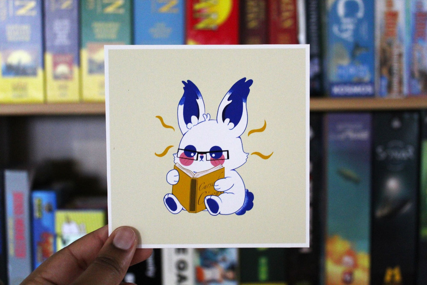 Reading Bunny Print