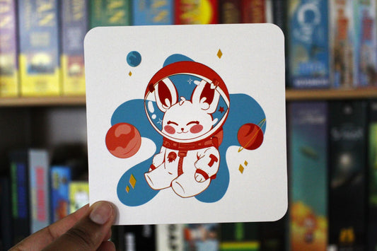 Astronaut Bunny Print